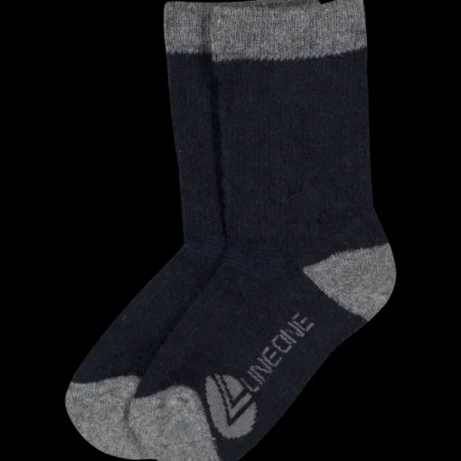 Active Wool Crew, ullsocka junior - Bomullsstrumpor - Active Wool Crew, ullsocka junior
