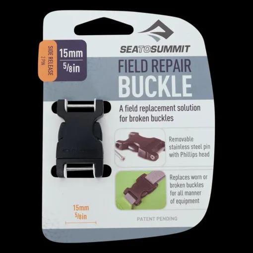 Buckle 15Mm Side Release 2 Pin Black, reservclips - Diverse Vandringsutrustning - Buckle 15Mm Side Release 2 Pin Black, reservclips