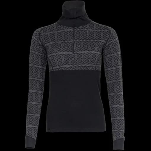 Dalen 2-layer Wool Polo Zip, ulltröja, dam - Överdelar Ull Dam - Dalen 2-layer Wool Polo Zip, ulltröja, dam