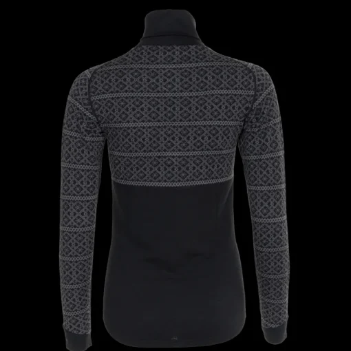 Dalen 2-layer Wool Polo Zip, ulltröja, dam - Överdelar Ull Dam - Dalen 2-layer Wool Polo Zip, ulltröja, dam