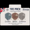 Dart Flights Carbon Tri Pack 9 pcs, tillbehör till dartpilar - Dart - Dart Flights Carbon Tri Pack 9 pcs, tillbehör till dartpilar