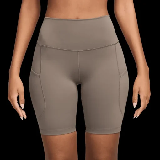 Dri-FIT High-Waisted 8IN Biker Shorts, träningsshorts, dam - Träningsshorts - Dri-FIT High-Waisted 8IN Biker Shorts, träningsshorts, dam