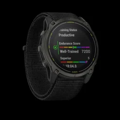 Enduro 3 – 51 mm, Solar, Sapphire, Carbon Gray DLC Ti, ultrafit Nylon Strap, smartklocka, unisex - Pulsklocka - Enduro 3 – 51 mm, Solar, Sapphire, Carbon Gray DLC Ti, ultrafit Nylon Strap, smartklocka, unisex