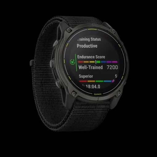 Enduro 3 – 51 mm, Solar, Sapphire, Carbon Gray DLC Ti, ultrafit Nylon Strap, smartklocka, unisex - Pulsklocka - Enduro 3 – 51 mm, Solar, Sapphire, Carbon Gray DLC Ti, ultrafit Nylon Strap, smartklocka, unisex