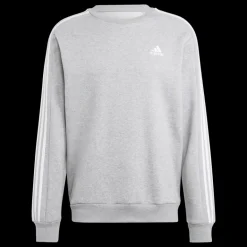Essentials Fleece 3-Stripes Sweatshirt, collegetröja, herr - Hoodtröjor - Essentials Fleece 3-Stripes Sweatshirt, collegetröja, herr