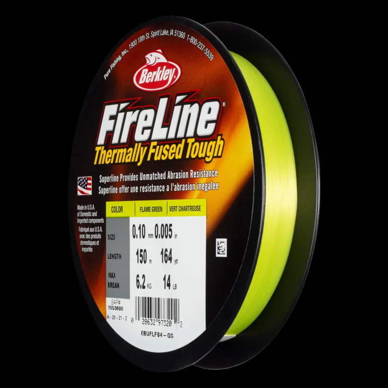 Fireline 150m Flame Green - Fiskelina- & Tafs - Fireline 150m Flame Green