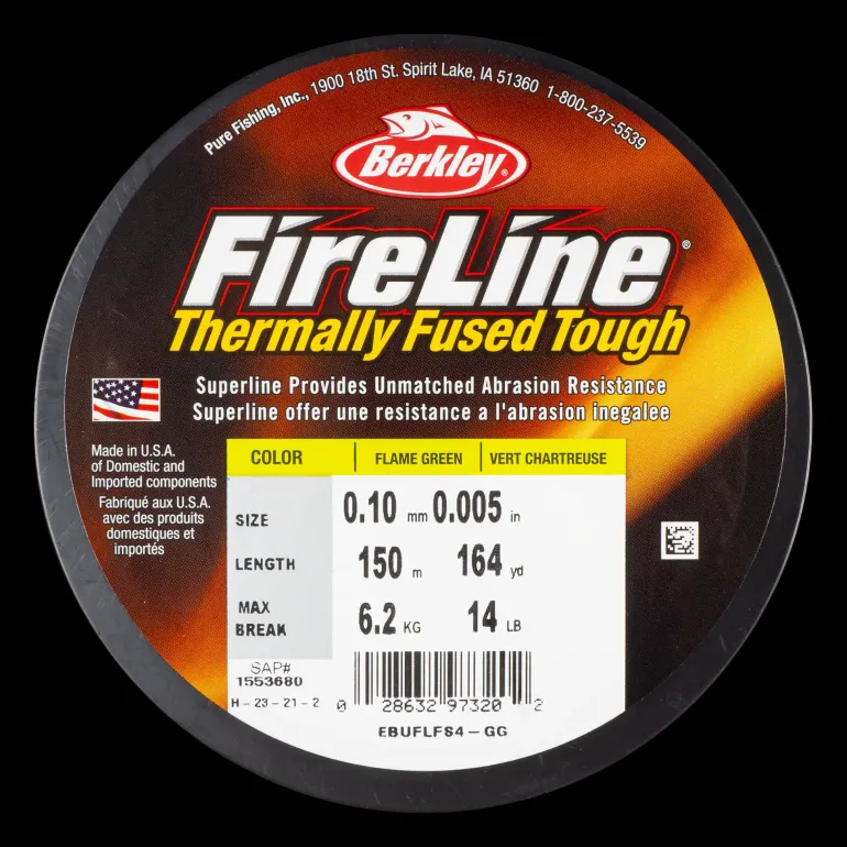 Fireline 150m Flame Green - Fiskelina- & Tafs - Fireline 150m Flame Green
