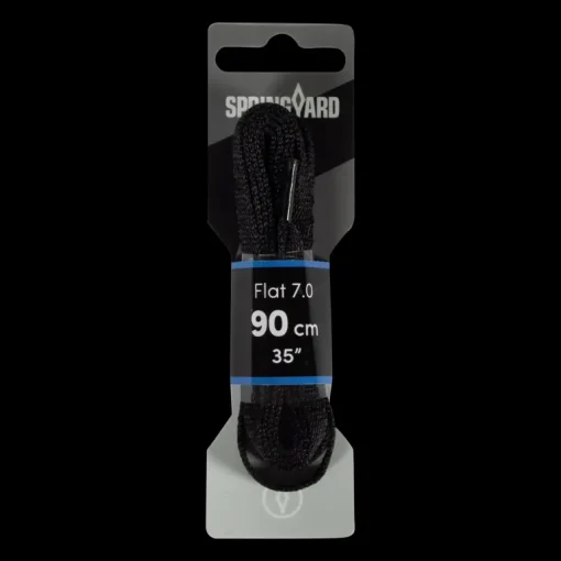 Flat 7.0 Black 90cm, skosnören - Skosnören - Flat 7.0 Black 90cm, skosnören