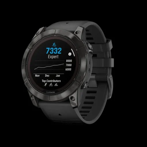 Garmin fenix 7X Pro – Sapphire Solar Edition, 51mm urkasse, Carbon Gray, smartklocka, unisex - Pulsklocka - Garmin fenix 7X Pro – Sapphire Solar Edition, 51mm urkasse, Carbon Gray, smartklocka, unisex