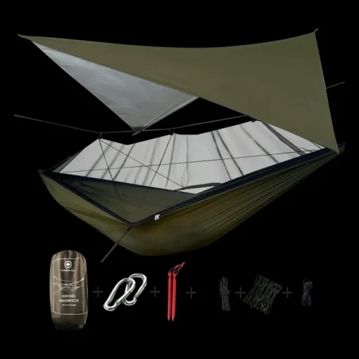 Hiking hammock with tarp, hängkoj - Hammock - Hiking hammock with tarp, hängkoj
