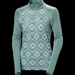 LIFA Merino Midweight Graphic 1/2 Zip, ulltröja, dam - Överdelar Ull Dam - LIFA Merino Midweight Graphic 1/2 Zip, ulltröja, dam