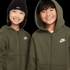 Nike Club Fleece Big Kids' Full-Zip, huvjacka, junior - Fritidströjor - Nike Club Fleece Big Kids' Full-Zip, huvjacka, junior
