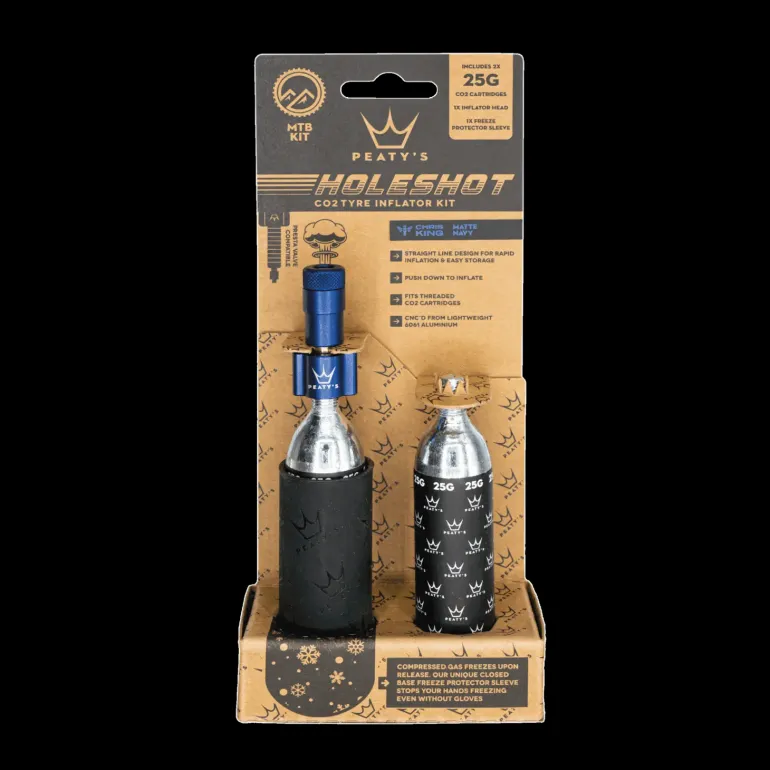 Peaty's Holeshot CO2 Tyre Inflator 25g, CO2-pump, CO2-patroner - Cykelpump - Peaty's Holeshot CO2 Tyre Inflator 25g, CO2-pump, CO2-patroner