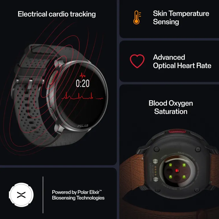 Polar Vantage V3, multisportklocka - Pulsklocka - Polar Vantage V3, multisportklocka