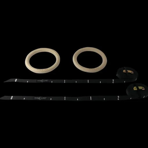 Titan Life - Wooden Gymrings, gymringar - Core-Träning - Titan Life - Wooden Gymrings, gymringar