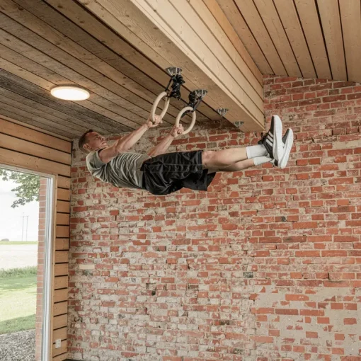 Titan Life - Wooden Gymrings, gymringar - Core-Träning - Titan Life - Wooden Gymrings, gymringar