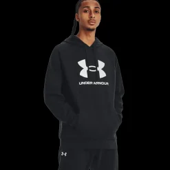 UA Rival Fleece Logo HD, huvtröja, herr - Hoodtröjor - UA Rival Fleece Logo HD, huvtröja, herr