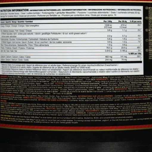 100 % Vassle Gold Standard 2270 g, proteinpulver - Proteiner - 100 % Vassle Gold Standard 2270 g, proteinpulver