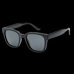 13 Waye Shiny Black Frame With Smoke Lens, solglasögon, unisex - Lifestyle - 13 Waye Shiny Black Frame With Smoke Lens, solglasögon, unisex