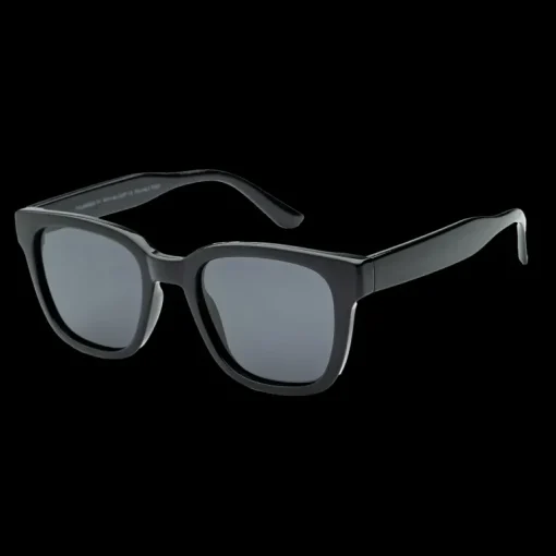 13 Waye Shiny Black Frame With Smoke Lens, solglasögon, unisex - Lifestyle - 13 Waye Shiny Black Frame With Smoke Lens, solglasögon, unisex